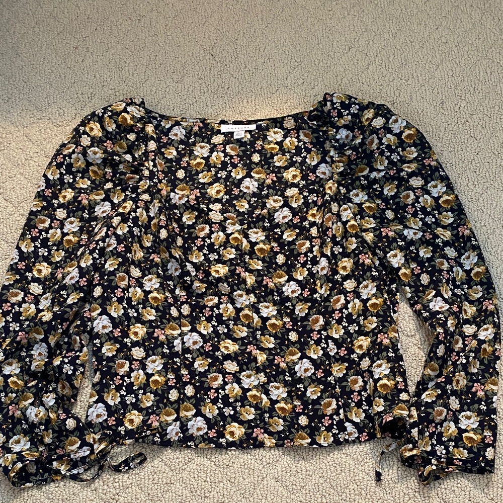Topshop floral blouse
